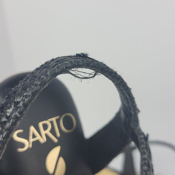 SARTO by Franco Sarto Wally Platform Sandal Wood Clog - Picture 12 of 16